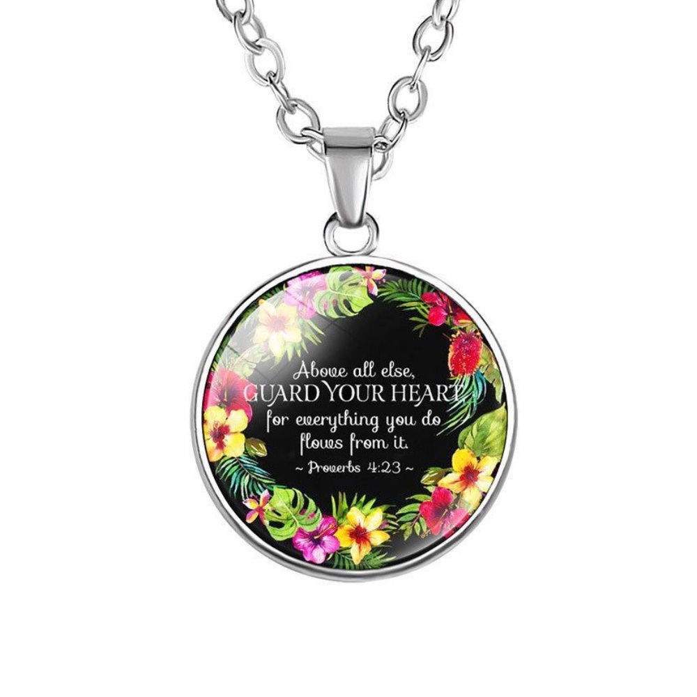 3/$20 Inspirational Scripture Verse Necklace